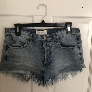 FREE PEOPLE jean shorts